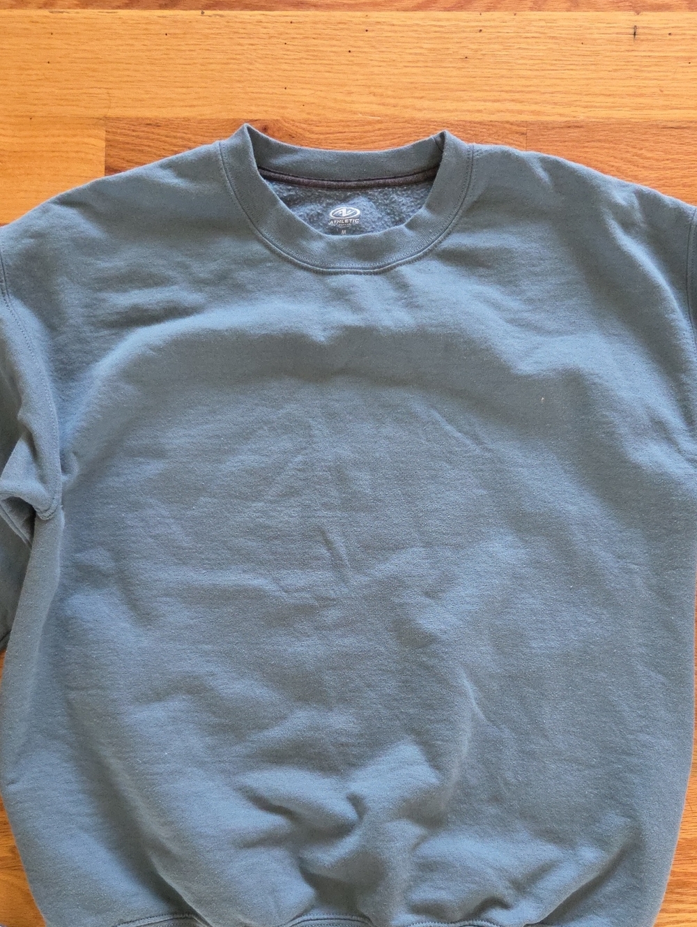 Athletic Works Slate Blue Cotton Sweatshirt Size Medium